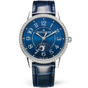 Jaeger-LeCoultre Rendez-Vous 3448480 Stainless Steel Diamond Bezel Blue Alligator Watch 2024