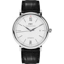IWC Portofino Automatic IW356501 Stainless Steel 40mm Black Crocodile Leather Watch 2024