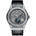 Hublot Classic Fusion Aerofusion  Titanium 517.NX.0170.LR Black Alligator Watch 2024