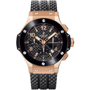 Hublot Big Bang 341.PB.131.RX Rose Gold Black Checker Pattern Dial Black Rubber Strap Watch 2024