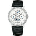 Blancpain Villeret Quantième 6656-1127-55B Stainless Steel with Black Crocodile Leather Watch 2024