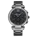 Chopard Imperiale Chronograph 388549/3006 Black Stainless Steel Watch Black Dial 2024