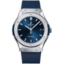Hublot Classic FusionTitanium Blue Rubber  511.NX.7170.RX  Blue Dial Watch 2024