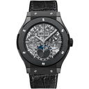 Hublot Classic Fusion Aerofusion 517.CX.0170.LR Black Ceramic Black Alligator Strap Watch 2024