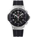 Hublot Big Bang Black Dial 341.SB.131.RX Stainless Steel with Black Rubber Watch