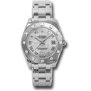 Rolex Pearlmaster Masterpiece 81319 34mm White Gold Watch with 12 Diamond Bezel Mother-of-Pearl Roman Dial 2024