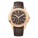 Patek Philippe Aquanaut 5164R-001 Rose Gold With Brown Rubber Watch Brown Dial