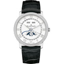 Blancpain Villeret Ultra Slim Moonphase and Complete Calender 40mm 6654A-1127-55B Stainless Steel with Black Leather Watch 2024