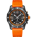 Breitling Endurance Pro X82310A51B1S1 Matte Black Breitlight Case With Orange Rubber Watch Black Dial 2024
