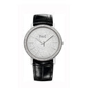Piaget Altiplano 34mm G0A36128 White Gold with Black Crocodile Leather Watch Pave Diamond Dial 2018