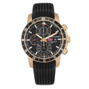 Chopard Mille Miglia 161288-5001 Mechanical Chronograph  Black Dial 18kt Rose Gold Black Rubber Watch 2024
