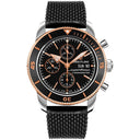 Breitling Superocean Héritage II Chronograph U13313121B1S1 Steel & Rose Gold with Black Rubber Watch Black Dial 2024