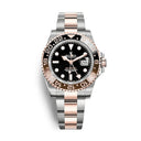 Rolex GMT-Master II 126711CHNR Stainless Steel and Rose Gold 'Root Beer' with Black Dial Watch - 2023