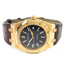 Audemars Piguet Royal Oak Black Dial 39mm 15300OR.OO.D088CR.02 Rose Gold With Brown Leather Watch