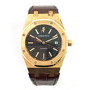 Audemars Piguet Royal Oak Black Dial 39mm 15300OR.OO.D088CR.02 Rose Gold With Brown Leather Watch