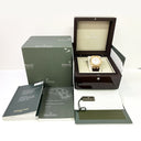 Audemars Piguet Royal Oak Silver Dial 41mm 15400OR.OO.D088CR.01 Rose Gold Brown Leather Watch 2012