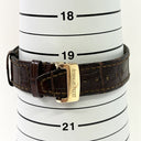 Audemars Piguet Royal Oak Silver Dial 41mm 15400OR.OO.D088CR.01 Rose Gold Brown Leather Watch 2012