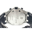 Audemars Piguet Royal Oak Offshore White Dial 42mm 26170ST.OO.D101CR.02 Stainless Steel Black Leather Watch 2013