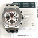 Audemars Piguet Royal Oak Offshore White Dial 42mm 26170ST.OO.D101CR.02 Stainless Steel Black Leather Watch 2013