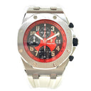 Audemars Piguet Royal Oak Offshore Red/Black Dial 26195ST.OO.D101CR.01 42mm Stainless Steel White Rubber Watch 2011