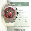 Audemars Piguet Royal Oak Offshore Red/Black Dial 26195ST.OO.D101CR.01 42mm Stainless Steel White Rubber Watch 2011