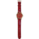 Chopard Classic 36mm 163154-5208 Rose Gold With Red Leather Watch Red Dial