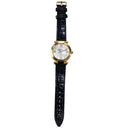 Chopard Imperiale Black 384822-5001 Rose Gold with Black Alligator Leather Watch