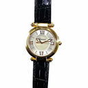 Chopard Imperiale Black 384822-5001 Rose Gold with Black Alligator Leather Watch