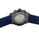 Hublot Classic Fusion Chronograph 541.CM.7170.RX Ceramic With Blue Rubber Watch Blue Index Dial