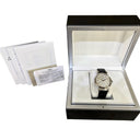 IWC Da Vinci Silver Dial IW356601 Stainless Steel with Black Leather Watch 2018