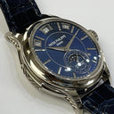 Patek Philippe Perpetual Calendar 5207G-001 White Gold With Blue Leather Watch Blue Dial 2020
