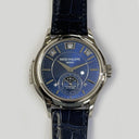 Patek Philippe Perpetual Calendar 5207G-001 White Gold With Blue Leather Watch Blue Dial 2020