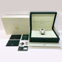 Rolex Daytona Diamond Bezel White MOP Dial 40mm 116599RBR White Gold Black Leather Watch 2013