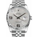 Rolex Datejust 36mm 116234 Silver Flower Dial Stainless Steel Jubilee Bracelet Watch