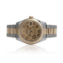 Rolex Datejust 31mm 178273 Champagne Flower Dial Oyster Bracelet Two Tone Watch